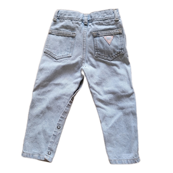 Vintage Baby Guess Light Wash Blue Jeans Size 4 Years - Picture 5 of 9